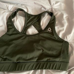 Green Reebok bra